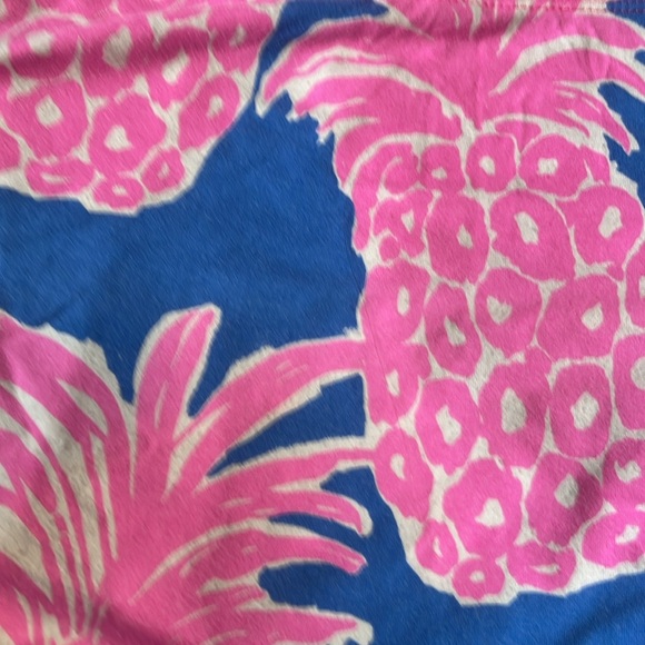 Lilly Pulitzer dress, size XS. Pink, blue and white. 3/4 sleeves. Pineapples. - Picture 5 of 6